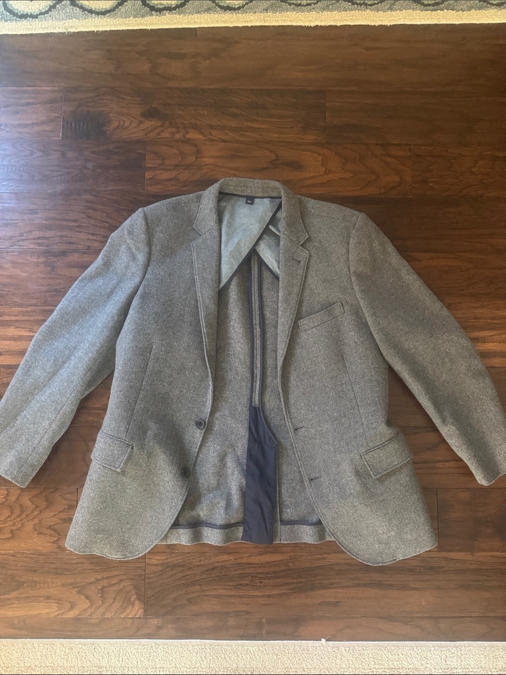 J. Crew Men's Gray Wool-Blend Sport Coat